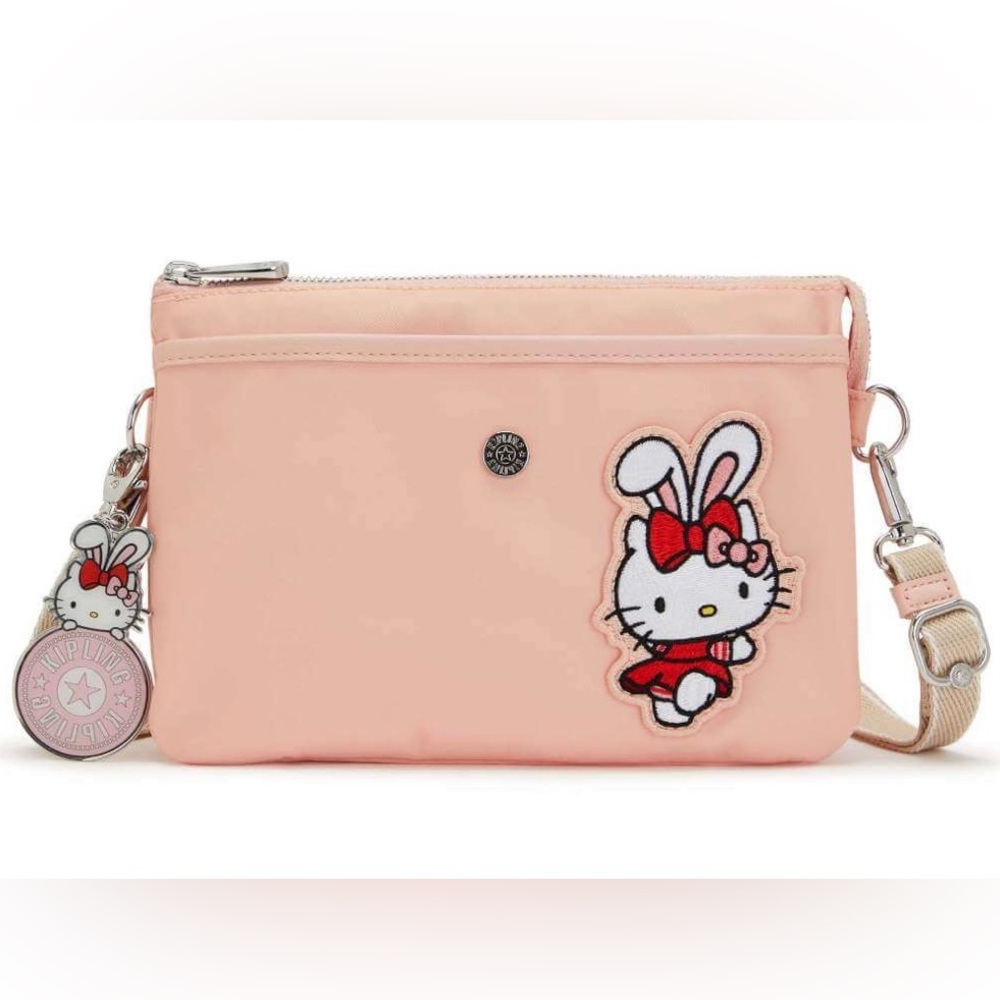 New! 🎀Kipling x Hello Kitty Crossbody Bag Rabbit Pink